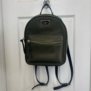Army Green Kate Spade Backpack